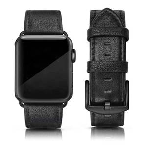 lot 20284 image: EDIMENS Leather Bands Compatible with Apple Watch 42mm 44mm Band Men Women, Vintage Genuine Leather Wristband Replacement Band Compatible for Apple Watch iwatch Series 6 5 4 3 2 1, SE Sports & Edition