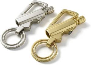 lot 20287 image: 2 Pack Permanent Match Infinity Lighter, Permanent Match Infinity Lighter with Multitool Keychain Bottle Opener, Keychain Multitool for Camping & Hiking, Gift for Man