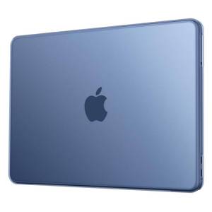 lot 20305 image: Macaset for MacBook Neo Case 13 inch 2026 (A18 Pro, Model A3404), Precision 11 Fit  True-to-Original Color  Matte Hard Shell, Blue Cover Scratch & Fingerprint Resistant - Indigo Clear