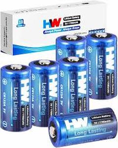 lot 2115 image: HW CR123A 3V Lithium Batteries Pack