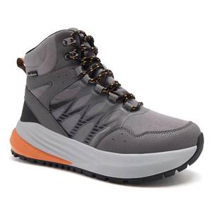 lot 1190 image: Mens Orthopedic Wide Toe Comfortable Hiking Boots Breathable Orthotic Arch Support Plantar Fasciitis Orthotic Metatarsal Trail Sneakers, Backpacking Camping Slip Resistant Ankle Boots Grey Size 11.5