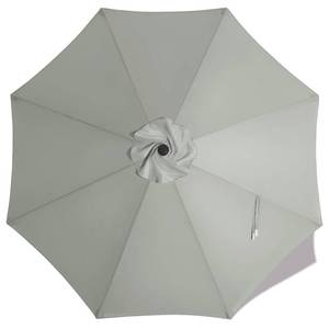 lot 1250 image: MASTERCANOPY Patio Umbrella 9 ft Replacement Canopy for 8 Ribs-Grey Canopy Only