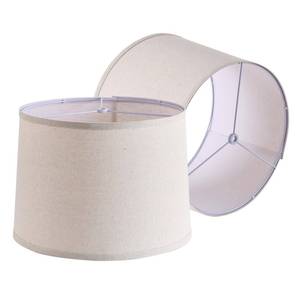 lot 1273 image: taotanra- Set of 2 Drum Linen lampshade - Handcrafted Fabric Table lamp and Floor lamp Replacement Accessories