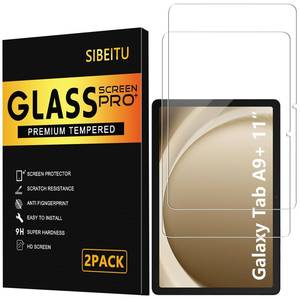lot 2264 image: SIBEITU 2 Pack Screen Protector for Samsung Galaxy Tab A9 Plus 11 Inch 2023, HD 9H Hardness Tempered Glass Film for Galaxy Tab A9 5G (SM-X210X216X218), Anit Scratch & Case Friendly