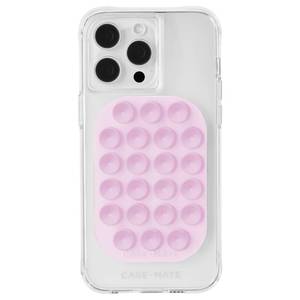 lot 2308 image: Case-Mate Adhesive Suction Cup Phone Mount - Sticky Phone Grip with Strong 3M Adhesive - Anti-Slip Phone Holder - Content Creator Essentials - Compatible with iPhone, Android Phones & Cases - Stardust