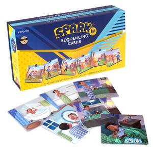 lot 2325 image: Sequence for Kids Cards, Speech Therapy Materials, Homeschool SEL, Autism, Tell A Story Picture Cards, Social Skills, Picture Cards, ESL, ELL factory sealed