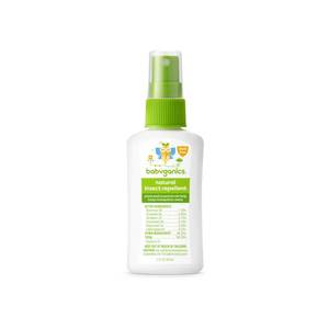 lot 2343 image: Babyganics Insect Spray, 2oz, 1 pack, Made with Plant and Essential Oils, Packaging May Vary