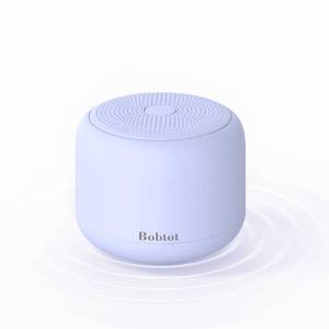 lot 2386 image: Bobtot Portable Bluetooth Speakers with Strap Easy to Carry, Wireless IPX5 Waterproof Mini Speaker with Loud Stereo Sound, 20 Hours Playtime, Rechargeable Battery, Built-in Microphone, Purple