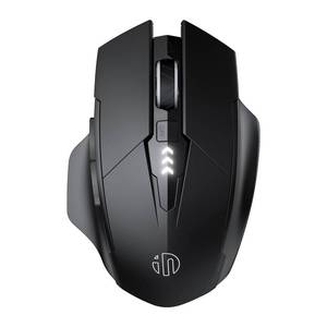 lot 2392 image: INPHIC Bluetooth Mouse, Upgraded Visible Battery, Rechargeable Bluetooth Wireless Mouse (Dual Mode BT 5.0 USB 2.4G), 2400DPI Portable Silent Click Mouse for Laptop PC Computer Mac, Black