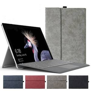 lot 2397 image: Protective Case for Surface Pro11Pro 10Pro 9 Tablet, Shockproof Folio Flip Rugged Military Grade Business Cover With Pen Holder, Compatible With Type Cover Keyboard (Wine Red)