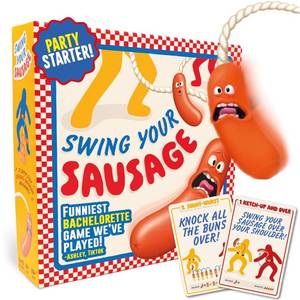 lot 3674 image: Swing Your Sausage - Hilarious Party Games for Adults - Perfect Bachelorette Games for Adults Game Night (2-12 Players) - Funny Outdoor & Indoor Game for Family Gatherings and Birthday Games