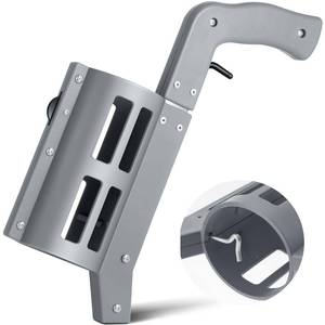 lot 3682 image: Leriton Marking Paint Wand 12 Inches Industrial Side Push Nozzle Paint Marking Pistol for Survey Painting Spray Stick Line Marking Applicator, Grey