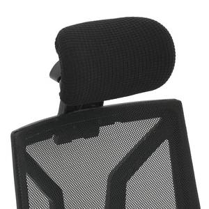 lot 4335 image: Office Chair Pillow Cover, Chair Headrest Cover Desk Chair Covers, Computer Chair Headrest Sleeve Chair Head Pillow Cover, Furniture Slipcover Protector, Office Chair Headrest Attachment(Black)