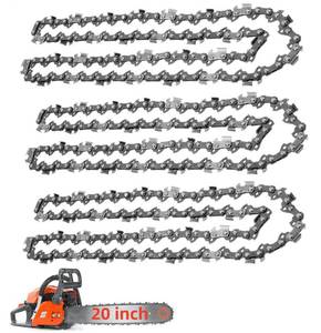 lot 4358 image: 3 PCS 20 inch Chainsaw Chain 0.325 Pitch 0.058 Gauge 76 Drive Links Chain Saw Chains Replacement for Blue Max 53543 8901 8902,Chainsaw Blade Compatible with Husqvarna Stihl Homelite Poulan