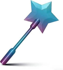 lot 4378 image: 3D Printed credit card wand Tap to Pay, Magic Wand Contactless Payment Card Holder, Suitable Scenarios for Card Payment(Blue)