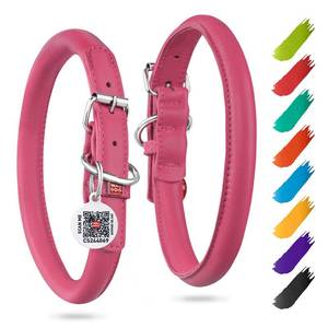 lot 4389 image: WAUDOG Ultra Soft Rolled Leather Dog Collar - Soft Padded for Small and Medium Breeds - Puppy Collar for Male and Female Dogs