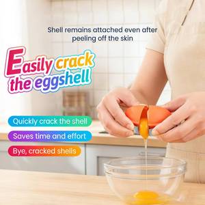lot 4410 image: 2026 New Eggshell Cracker, Egg Shell Opener, Quickly Cuts Hard-Boiled Eggs, Boiled Egg Peeler, Stainless Steel Eggshell Breaker, Effortless Kitchen Gadget (1pcs)