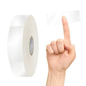 lot 4434 image: 500 PCS Label Protectors, Transparent Waterproof Clear Wafer Seal Stickers for Protecting Package Envelope Mail Barcodes, Numbers and Stickers Mega Bundle with Perforation Line in Roll (3.5x1.2 inch)