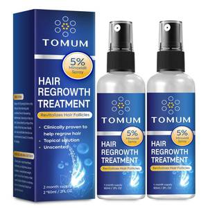 lot 4452 image: Minoxidil for Men and Women Hair Growth 5% Minoxidil Topical Spray Hair Regrowth Treatment Stop Hair Thinning and Hair Loss For Stronger Thicker Longer Hair 60ml 2 Pack