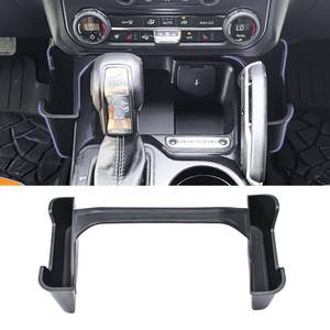 lot 5879 image: RUNROAD Center Console Gear Shift Organizer Tray Compatible with 2021-2026 Ford Bronco 24 Door Accessories, Middle Console Shifter Storage Box for Bronco Accessories Armrest Tray (NOT for Sport)