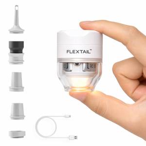 lot 6200 image: FLEXTAILGEAR Tiny Pump 3X Portable Air Pump for Inflatables, Advanced Low Noise Design, Air Mattress Pump with 5-Mode Light, Electric Air Pump for Camping Gear Pool Floats Sleeping Pads