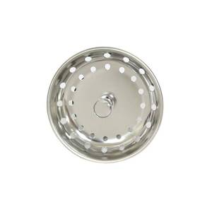 lot 6205 image: VARNAHOME Kitchen Sink Basket Strainer Replacement for US Standard Drains (3-12 Inch), Premium 304 Stainless Steel Body Wwith Brass Post (Spring Clip) 1 Pack