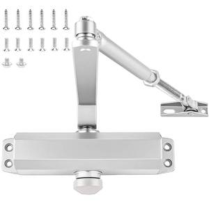 lot 6206 image: Commercial Door Closer, Automatic Door Closer (Sliver), Heavy Duty Hydraulic Door Soft Closer, Self-Closing Door Closer with Adjustable Speed, Fits 121-187lb Doors 23-44in, for Commercial or Home Use