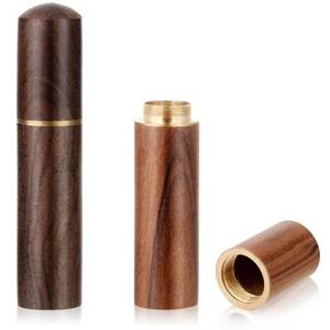 lot 6219 image: Styquenzer 2 Pcs Needle Case Portable Wooden Sewing Box Sewing Needles Holder Versatile Sewing Storage Case Needle Tube Keeper Container for Storage Embroidery Needle Toothpick Bead