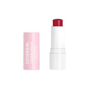 lot 6251 image: CoverGirl Clean Fresh Tinted Lip Balm, Vegan Formula, Hydrating, Natural Finish, Cherry-Ish You, 1 Count