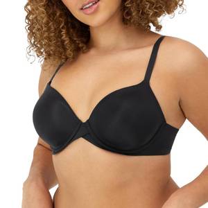 lot 6253 image: Maidenform One Fab Fit Underwire, Push-Up T-Shirt, Modern Demi, Lightly Padded Bra with Convertible Straps Size 36D