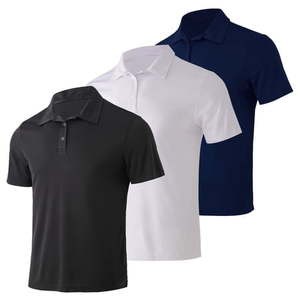 lot 6255 image: A1pcs Men s Performance Stretchable Quick Drying Short Sleeve Moisture Wicking Polo T-Shirt For Men s Outdoor Gym Running Fitness S-3XL one pack olive green