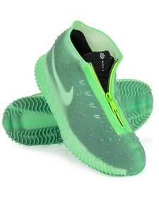 lot 6267 image: Zbyoujer Waterproof Rain Shoe Covers, Silicone Overshoes with Zipper Non-slip Galoshes for Men and Women