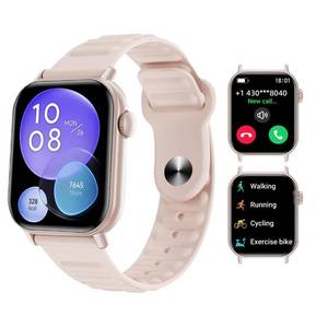 lot 6281 image: QTLLBT Smart Watch Sports Pedometer, Fitness Tracker Bluetooth Call Heart Rate Blood Oxygen Sleep Monitor, 100 Sports Modes Waterproof for iOS Android Mens Womens Smart Watch (Pink)