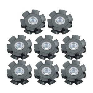lot 6300 image: Briny River 8 Pcs Threaded Star Type Tube Connectors 14-20 Threads for 1 Inch OD 1618# Tubing