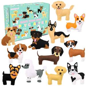 lot 9598 image: CiyvoLyeen Puppy Sewing Kit for Kids ��Fun Plush Toy Sewing for Girls & Boys �� DIY Felt Craft Gift Set Ages 7 8 9 10 11 12
