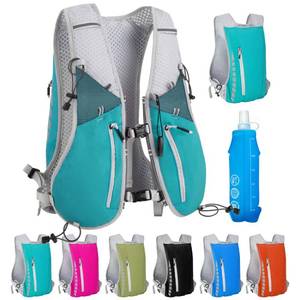 lot 10369 image: Hydration Running Vest for Women Men,Lightweight Breathable Reflective Hydration Pack with 500ml Water Bottle,Hydration Vest Pack Backpack for Hiking,Camping,Trail Running,Cycling,Race,Marathon