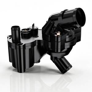lot 10380 image: Thermostat Housing Kit Assembly Compatible with Ford Mercury 4.0L V6, Explorer, Sport Trac, Mountaineer, Replaces 902-860 2L2Z8592AA