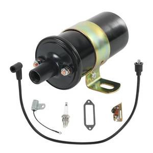 lot 10386 image: BUSIDN Ignition Parts Kit - Coil, Points, Condenser, Spark Plug Wire Fit for K90 K91 K141 K161 K181 K241 K301 K321 K341 K361 K482 K532 K582 Replacement for Kohler OEM