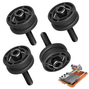lot 10393 image: KitchenKipper 305784005 305784001 Tile Saw Roller Assembly Compatible with Ridgid DT180EVO, Fits 7 Tile Saw models R4030 R4030S R4031 R40311, Replaces 089041054704 524820001 (4 PCS)
