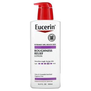 lot 10401 image: Eucerin Roughness Smoothing Body Lotion for Dry, Rough Skin, Urea Enriched Body Moisturizer, 16.9 FL OZ Pump Bottle