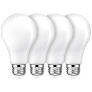 lot 11536 image: KEIVO A19 3-Level Brightness, Adjustable via Standard Switch(Not for 3-Way Sockets), 100W70W30W Equivalent, Daylight 5000K, 12W9W3W, E26 Base, Frosted, 4-Pack