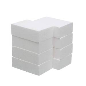 lot 11537 image: Crafare 8 Pack Craft Foam Blocks 6X4X2in Polystyrene Brick Rectangle for Arts School Projects Sculptures Floral Arrangements Modeling and Centerpieces