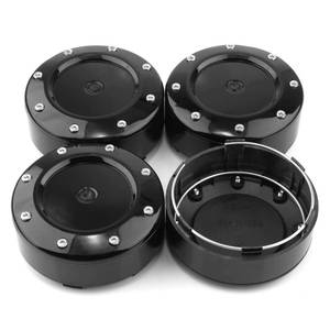 lot 11547 image: GTownWorks Wheel Center Caps for Mayhem Wheel Center Hubcaps, 4 Pack, Black (Clip Diameter 3.74in, Mounting Clip Length 0.1in)