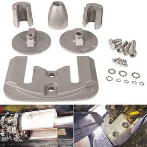lot 11575 image: Hihitomorrow Complete Aluminum Anode Kit Compatible with 2004 Mercruiser Bravo 3 III Drives Sterndrives Replace for CMBRAVO3KITA, 888761Q02, 888761Q04