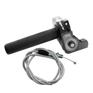 lot 12198 image: Universal Motorcycle Racing 22mm CNC Aluminum Throttle Grip Quick Twister Throttle Cable for KLX CR CRF EXC XR TTR CB SSR CRF50 CRF230 50 70 110 IRBIS 125 230 250 Dirt Bike Pit Bike (Black)