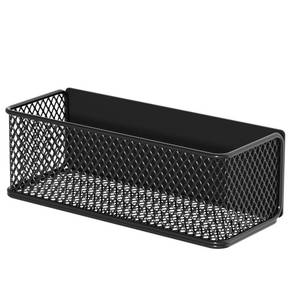 lot 19793 image: Buyyyit Magnetic Basket Bins Fridge Organizer Pencil Holder - Whiteboard Accessories for Home Kitchen Organization (Mesh Black-High)