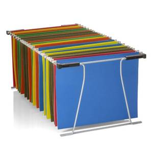 lot 19815 image: Officemate Universal Hanging File Frame, Letter and Legal Size, Rails 24 to 27, Steel, 1 Set (91966)