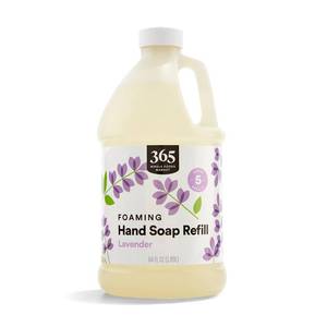 lot 20307 image: 365 by Whole Foods Market, Foaming Hand Soap Refill, Lavender, 64 Fl Oz