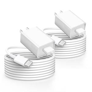 lot 20332 image: 2 Pack 10FT USB C Camera Charger for Blink Mini 2, Mini 2K, Outdoor 4, and Outdoor 2K,Blink Arc and Blink Arc 2 K Camera Charger Charging Cord Power Cable (White)