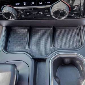 lot 20358 image: EDBETOS Center Console Organizer Compatible with 2023 2024 2025 2026 Chevy Silverado 1500 Accessories Middle Insert Tray - Full Console wBucket Seats ONLY